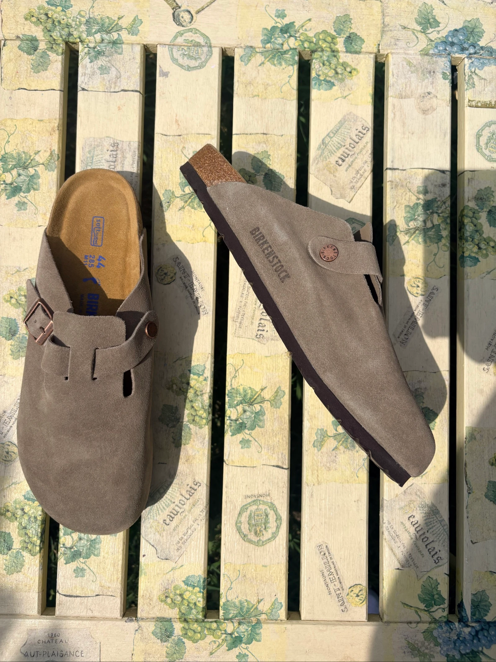 Birkenstock Boston – Taupe – Taille 44 – photo 4